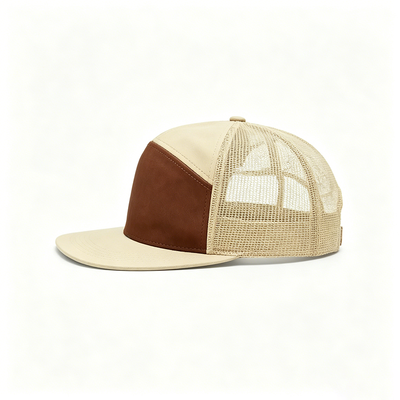 Επίπεδο γείσο Καπέλο Snapback Unstructured Crown Ελαφρύ άνετο ύφασμα αναπνεύσιμο σχέδιο για ενεργό τρόπο ζωής