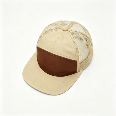 Επίπεδο γείσο Καπέλο Snapback Unstructured Crown Ελαφρύ άνετο ύφασμα αναπνεύσιμο σχέδιο για ενεργό τρόπο ζωής