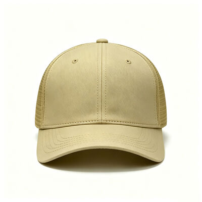 Προσαρμοσμένο μέγεθος 6 Panel Trucker Cap με κεντημένο λογότυπο και βαμβακερό μπάνιο για όλες τις εποχές