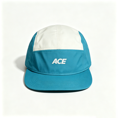5 Panel Camper Hat με επίπεδη άκρη Sports Mesh Sweatband Ένα μέγεθος ταιριάζει όλα για δραστηριότητες στο εξωτερικό