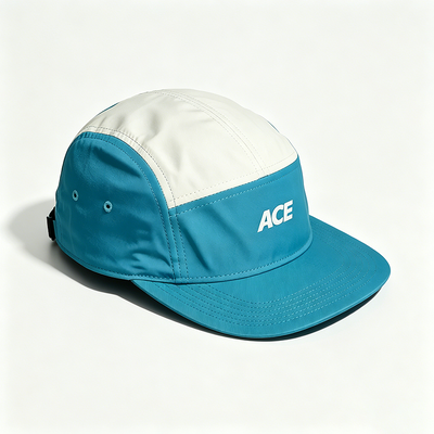 5 Panel Camper Hat με επίπεδη άκρη Sports Mesh Sweatband Ένα μέγεθος ταιριάζει όλα για δραστηριότητες στο εξωτερικό
