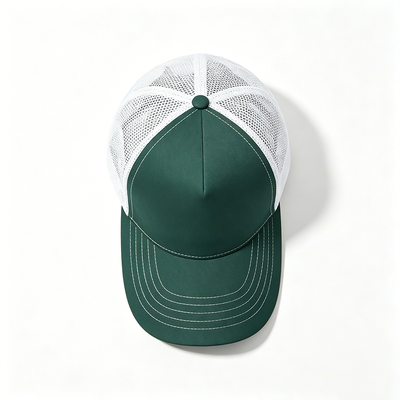 Oem Προσφέρεται Καπέλο Trucker με 5 πάνελ ανθεκτικό 5 πάνελ Σχεδιασμένο με πλέγμα πίσω καπέλο φορτηγού Ιδανικό για casual ντύσιμο και εταιρικές εκδηλώσεις