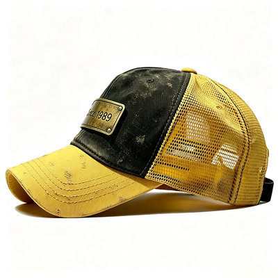 Κουφτό άκρο 5 πίνακα Trucker Cap Oem προσφέρεται Trucker καπέλο άνετο αναπνευστικό και ρυθμιζόμενο για όλη την ημέρα