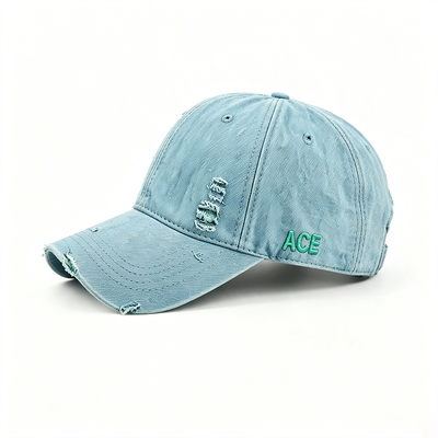 100% Cotton Twill Sports Dad Hats with Adjustable Strap and Flat Embroidery for Comfortable Fit