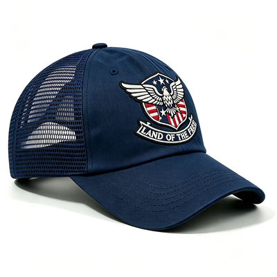 Καπέλο Trucker Snapback Trucker Προσαρμόσιμο με Τρύπες και Ρυθμιζόμενο Δίχτυ στο Πίσω Μέρος. Ιδανικό για Υπαίθριες Δραστηριότητες, Casual Ένδυση και Εκδηλώσεις