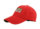 Τρομερή ενήλικη αθλητικών μπαμπάδων κεντητική μπαλωμάτων συνήθειας υφάσματος καπέλων κόκκινη συνδυασμένη