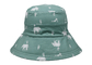 Πράσινο Sunshade φραγμών ήλιων καπέλο άνετο Eco κάδων ψαράδων φιλικό