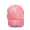 Κενό δέρμα 6 PU χρώματος καπέλο του μπέιζμπολ επιτροπής για το ύφος Unconstructed γυναικών