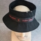 Φιλικά προς το περιβάλλον δημιουργικά καπέλα κάδων σχεδίου μαύρα, διευθετήσιμο καπέλο θερινού ταξιδιού Packable