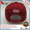 Για άνδρες και για γυναίκες κόκκινο τυπωμένο εξατομικεύσιμο λογότυπο καπέλων του μπέιζμπολ με το διευθετήσιμο λουρί