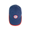 Εξατομικεύσιμα μπλε κεντημένα αθλητικά καλύμματα καπέλων του μπέιζμπολ με το κεντημένο μπάλωμα