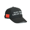 Προωθητικά επίπεδα καπέλα του μπέιζμπολ 6 μαύρο χρώμα ISO9001 κεντητικής επιτροπής