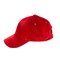 Καμμμένο γυναίκες καπέλο Casquette μπέιζ-μπώλ λογότυπων χειμερινής επίπεδο κεντητικής βελούδου μαρκιζών κόκκινο