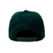 Προσαρμοσμένο σκούρο πράσινο χιπ χοπ Snapback βαμβάκι χείλων 100% καπέλων επίπεδο