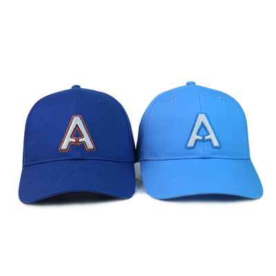 Στυλ κεντήματος 6 Panel Baseball Cap / Unisex εξωτερικό Sun Cotton Golf Caps