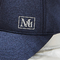 Τα προσαρμοσμένα μπλε δομημένα τυπωμένα καπέλα του μπέιζμπολ ξεραίνουν γρήγορα το αντανακλαστικό λογότυπο