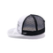 Trucker ΚΑΠ θηλυκό Snapback 5 επιτροπής πλέγματος ξυλάνθρακα άσπρο πίσω καπέλο