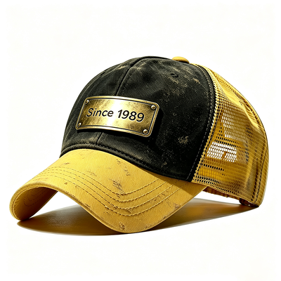 Κουφτό άκρο 5 πίνακα Trucker Cap Oem προσφέρεται Trucker καπέλο άνετο αναπνευστικό και ρυθμιζόμενο για όλη την ημέρα