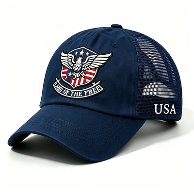 Καπέλο Trucker Snapback Trucker Προσαρμόσιμο με Τρύπες και Ρυθμιζόμενο Δίχτυ στο Πίσω Μέρος. Ιδανικό για Υπαίθριες Δραστηριότητες, Casual Ένδυση και Εκδηλώσεις